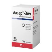Алзер-Эйч таблетки покрытые оболочкой пленочной 10мг № 30