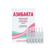 Азибакта капли гл. 15мг/г 0,25г №6