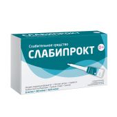Слабипрокт микроклизма раствор ректальный 9мг / мл+90мг / мл+625мг / мл № 4