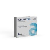 Нобазит ПРО таблетки покрытые оболочкой пленочной 250мг № 20