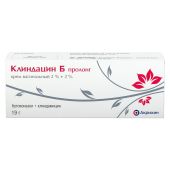 Клиндацин Б пролонг. крем ваг. 2%+2% 19г