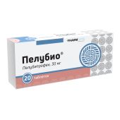 Пелубио таб. 30мг №20 №3