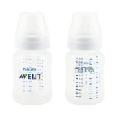 Авент бутылочка 260мл голубая №2 81460