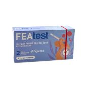 Феатест тест-полоска для качест.их опред.хгч в моче чел. для ранней диагн.беременности комплект № 12 № 2