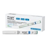 Инсудайв раствор для подкожного введения 0,25мг / 0,5мг / 1мг / доза шприц-ручка 3мл № 1 / игла № 6 №2