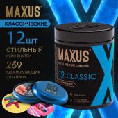 Максус презервативы классик гладкие №12