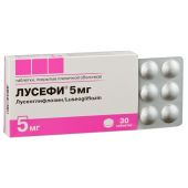 Лусефи таб. п/о плен. 5мг №30 №3