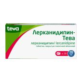 Лерканидипин-Тева таб.п/о плен. 20мг №28