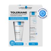 Ля Рош-Позе набор Толеран Дермаллерго флюид 40мл+Толеран гель-уход очищающий 50мл+Толеран Дермаллерго крем для глаз 3мл