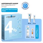 Ля Рош-Позе набор Толеран Сенситив крем 40мл+Цикапласт бальзам B5+15мл+Антгелиос UV MUNE 400 флюид мат. SPF50+ 15мл+Толеран вода мицеллярная для чув. кожи 50мл №2