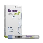 Велгия эко р-р для п/к введ. 1,7мг/доза шприц в автоинжекторе 0,75мл №4