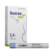 Велгия эко р-р для п/к введ. 2,4мг/доза шприц в автоинжекторе 0,75мл №4