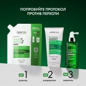 Виши Деркос Техник шампунь-уход для норм. и жирных волос интенсивный против перхоти DS рефил 390мл №4