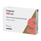 Скертцо таб.п/о плен. 400мг №7 №2