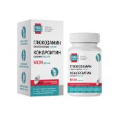 Будь Здоров! Глюкозамин+Хондроитин+МСМ 720/500/360мг таблетки №60 №10