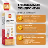 Будь Здоров! Гель восстанавливающий глюкозамин 4% + хондроитин 2% 50мл №5