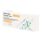Инсудайв Слим раствор для подкожного введения 1,7мг/доза шприц-ручка 3мл №1/игла №4 №2