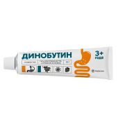 Динобутин гель для приема внутрь с ароматом клубники 8,9мг/г туба 100г+ложка дозированная №1 №2