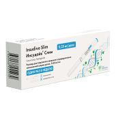 Инсудайв Слим раствор для подкожного введения 0,25мг/доза шприц-ручка 1,5мл №1/игла №4 №3