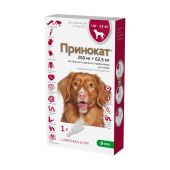 Принокат раствор для собак весом от 10 до 25кг пипетка 100мг+25мг/мл 2,5мл