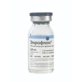 Энрофлон раствор для приема внутрь для животных фл. 10% 10мл