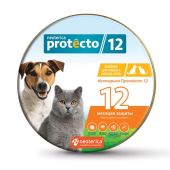 Protecto 12 Neoterica oшейник для собак мелких пород от блох и клещей 2шт
