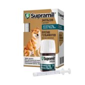 Supramil эмульсия для приема внутрь для щенков и собак массой от 10 до 25кг флакон 12,5мг/2,5мг 5мл №2