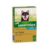Адвантейдж капли от блох для собак весом от 4 до 10 кг 1 мл №4