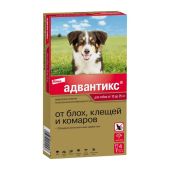 Адвантикс капли от блох, клещей и комаров для собак весом от 10 до 25 кг №4