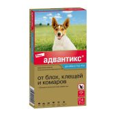 Адвантикс капли от блох, клещей и комаров для собак весом от 4 до 10 кг №4