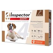 Инспектор Квадро С раствор для наружного применения для собак массой от 40 до 60кг пипетка 6мл
