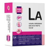 Будь Здоров! Альфа-липоевая кислота форте 100мг таб. №30
