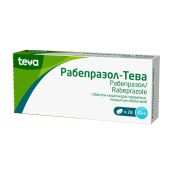 Рабепразол-Тева таб.п/о раствор./кишечн. 20мг №28 №3