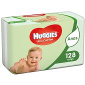 Хаггис салфетки влажные для детей алоэ №128