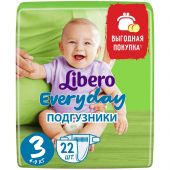 Либеро подгузники Эвридей миди 4-9кг № 22