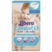 Либеро подгузники Комфорт Фит макси плюс 10-16кг № 18