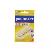 Унипласт пластырь бактерицидный незаметный 1,9х7,2см №8