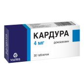 Кардура таб. 4мг №30 №3