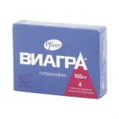 Виагра таб. п/о плён. 100мг №4 №2