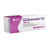 Вальпарин ХР таблетки пролонгированного действия 300мг №100