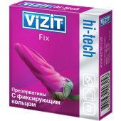 Визит презервативы Новая форма с фиксирующим кольцом № 3