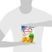Малютка каша молочная пшеница/тыква 220г №4