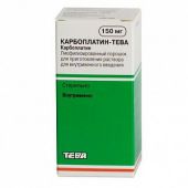 Карбоплатин-Тева лиоф.д/р-ра для в/в введ. 150мг №1