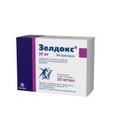 Зелдокс лиофилизированный для раствора для внутримышечного введения 30мг+р-ль №2