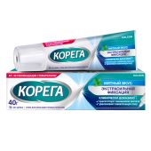 Корега крем для фиксации зубных протезов экстра сильный мята 40мл