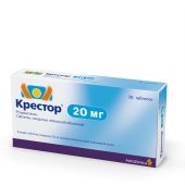Крестор таб.п/о плен. 20мг №28 №3