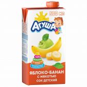 Агуша сок яблоко/банан 500мл