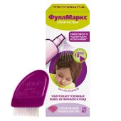 Фул Маркс раствор для уничтожения головных вшей 100мл