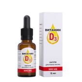Витамин Д3 капли для приема внутрь 500МЕ 15мл