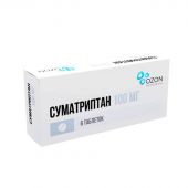 Суматриптан таблетки покрытые оболочкой пленочной 100мг № 6